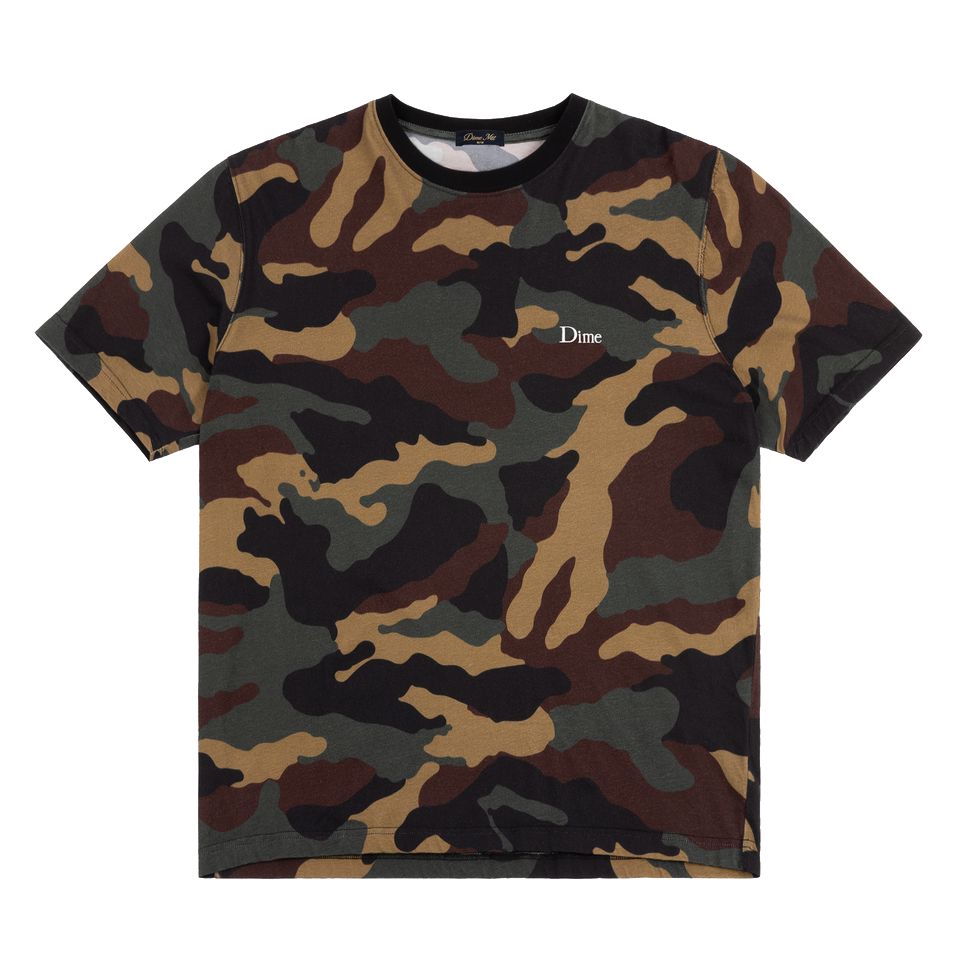 Dime Classic Logo Tee Dark Camo tees Dime 