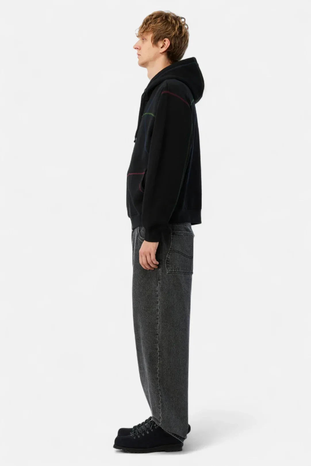 Dime Court Zip Hoodie Black/Multi hoodies Dime 