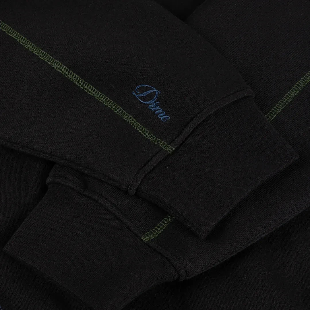 Dime Court Zip Hoodie Black/Multi hoodies Dime 