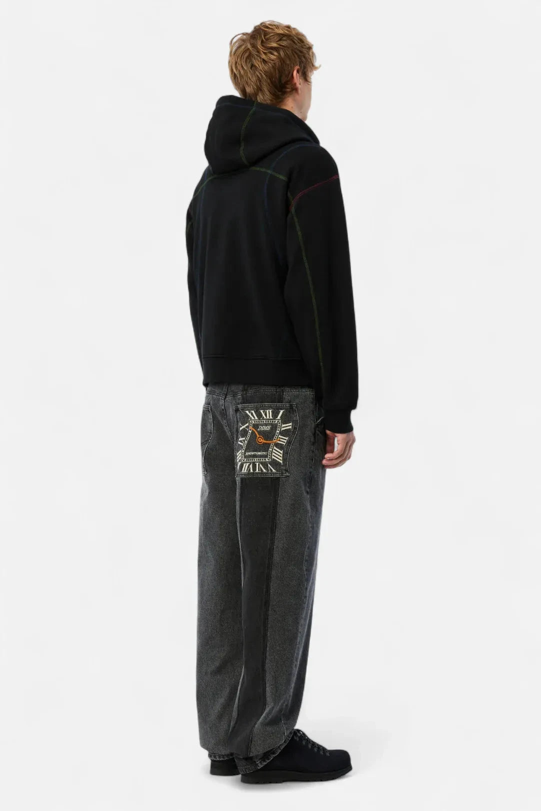 Dime Court Zip Hoodie Black/Multi hoodies Dime 
