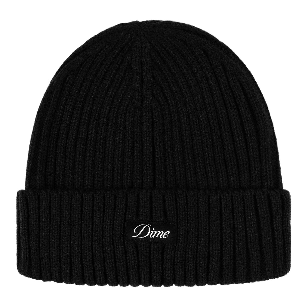 Dime Cursive Beanie Black - Coureur Goods