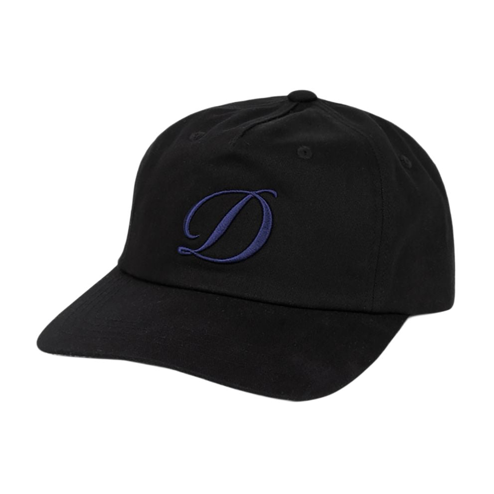 Dime Cursive D Worker Cap Black hats Dime 