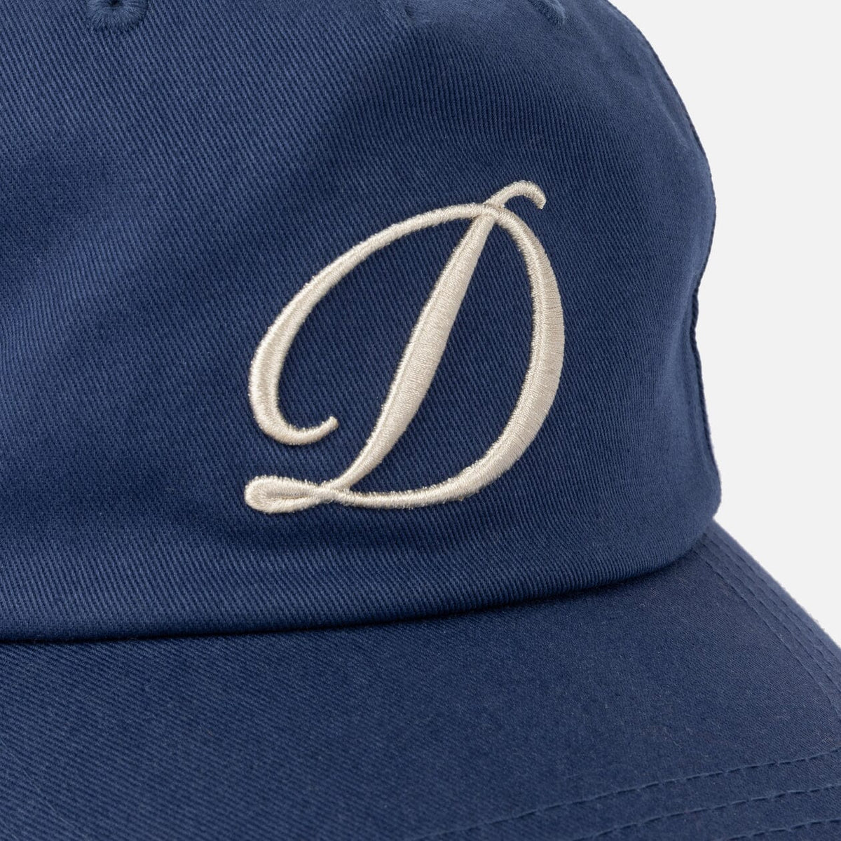 Dime Cursive D Worker Cap Marine Blue hats Dime 