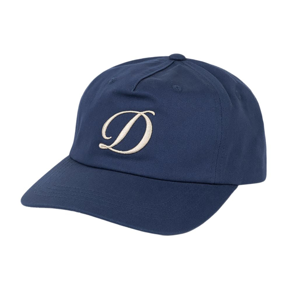 Dime Cursive D Worker Cap Marine Blue hats Dime 