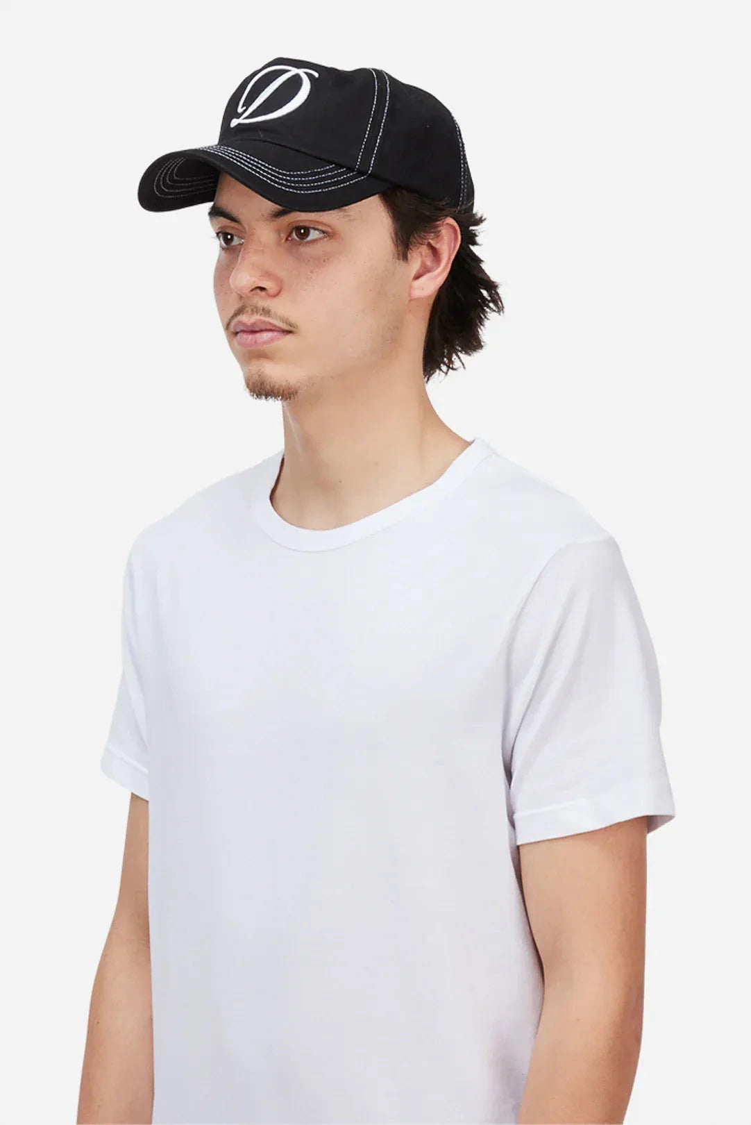 Dime Cursive Denim Worker Cap Black Washed hats Dime 