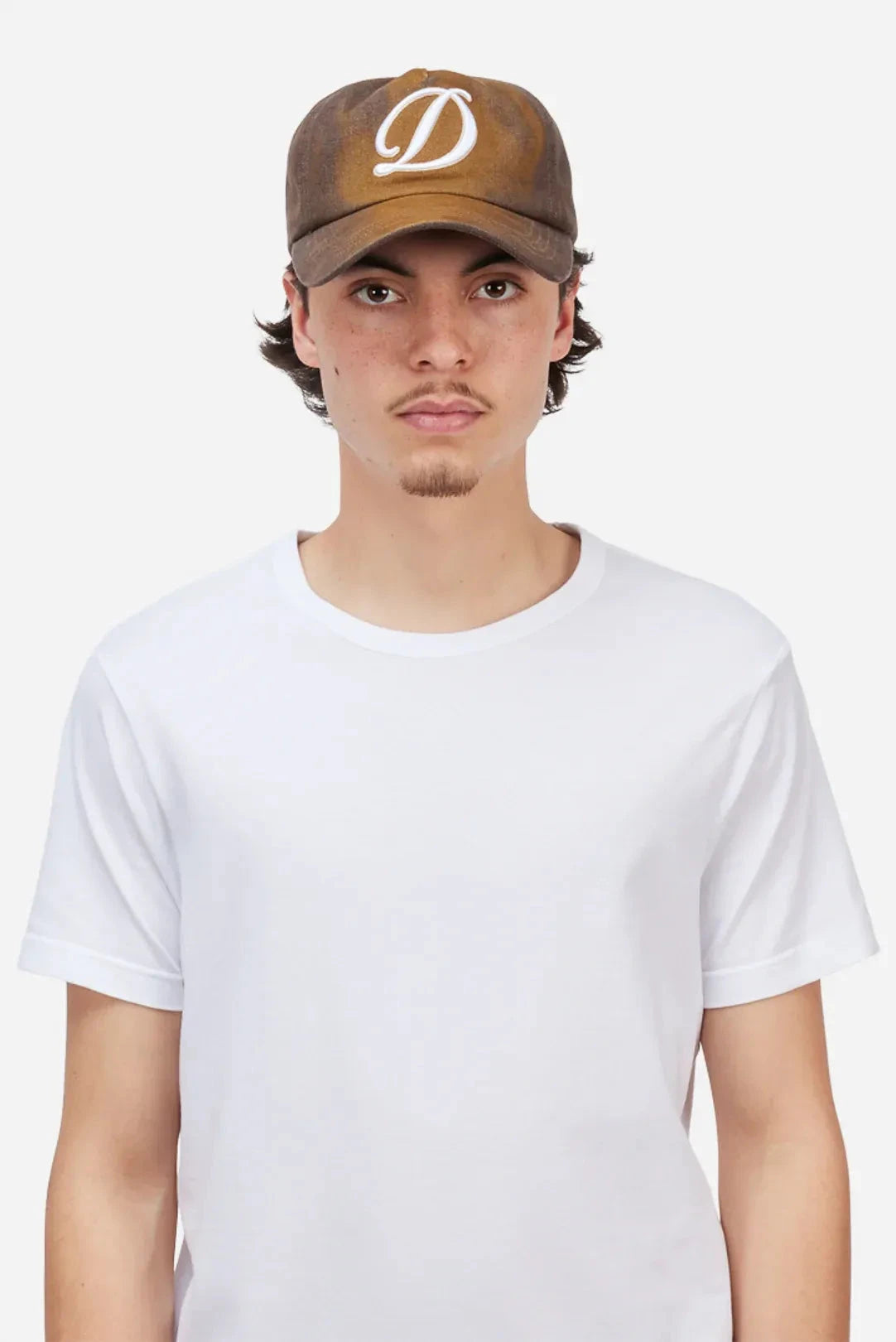 Dime Cursive Denim Worker Cap Brown Washed hats Dime 