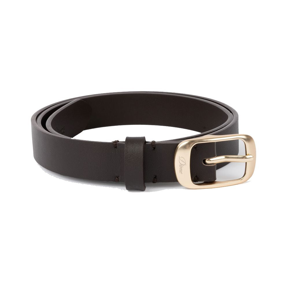 Dime Dress Leather Belt Brown L/XL belts Dime 