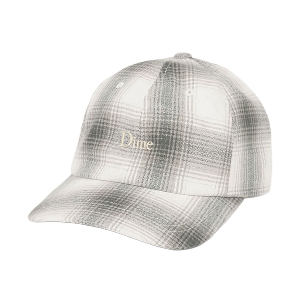 Dime Flannel Low Pro Cap Light Gray hats Dime 