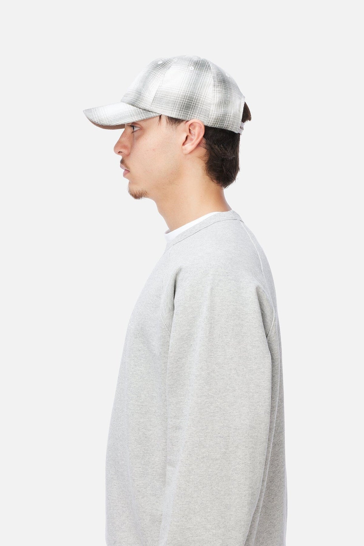 Dime Flannel Low Pro Cap Light Gray hats Dime 