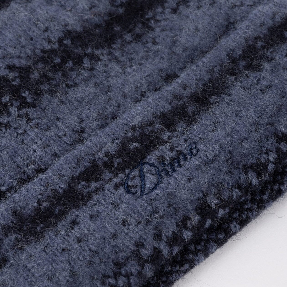 Dime Mohair Striped Beanie Blue beanies Dime 
