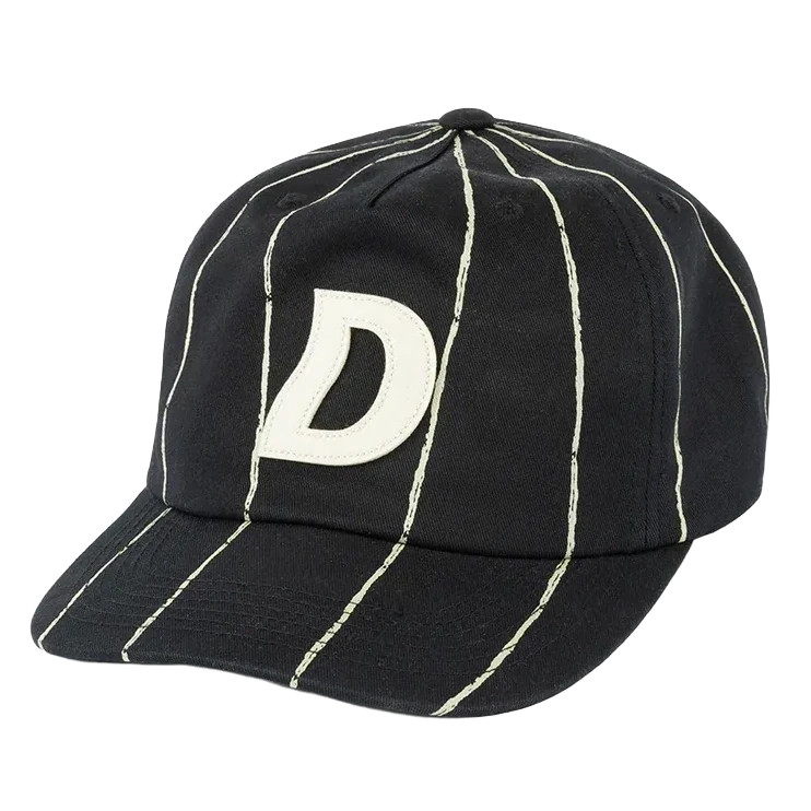 Dime Pinstriped Worker Cap Black Hats Dime 