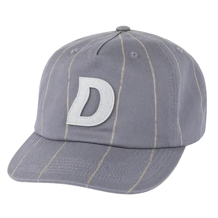 Dime Pinstriped Worker Cap Grey Hats Dime 