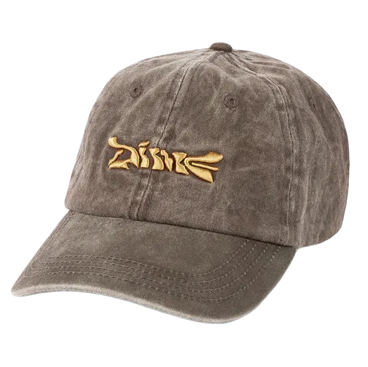 Dime Poster Low Pro Cap Khaki Washed Hats Dime 