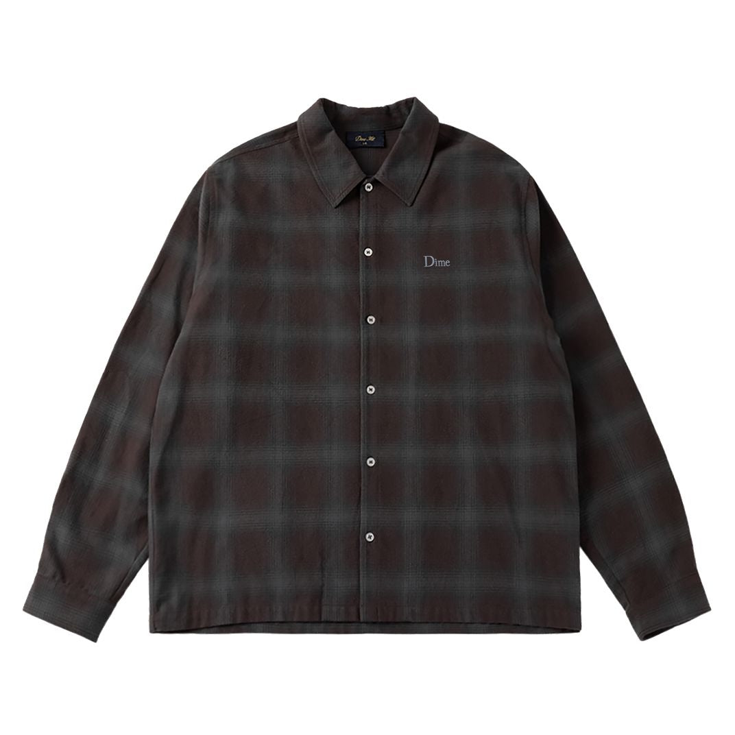 Dime Premium Flannel Shirt Bordeaux shirts Dime 