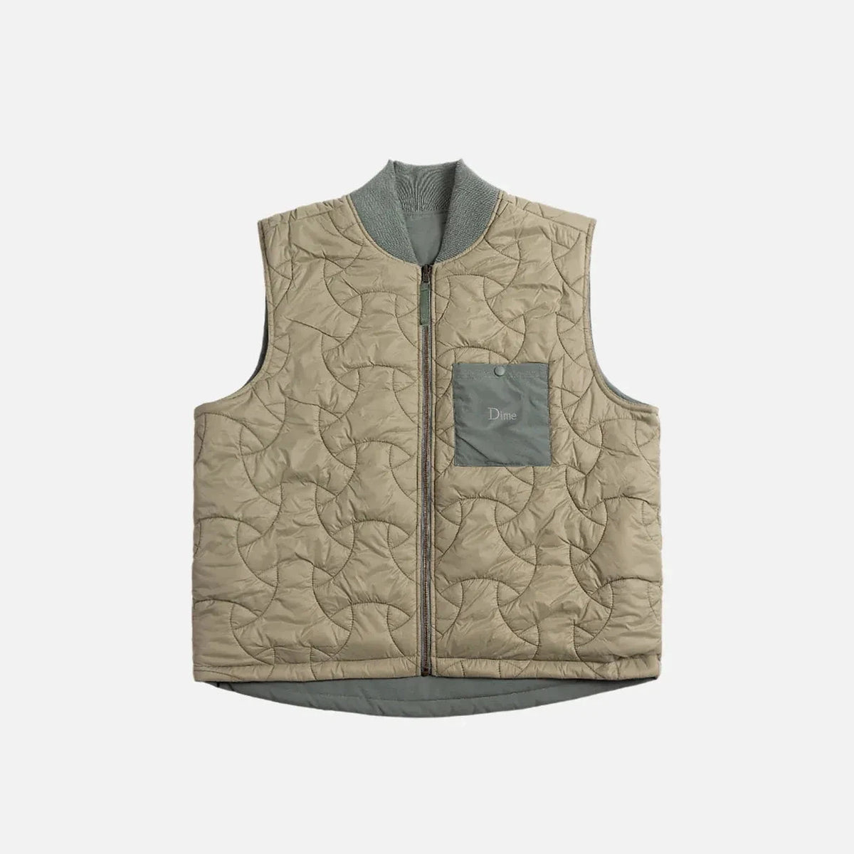 Dime Reversible Vest Sage jackets Dime 