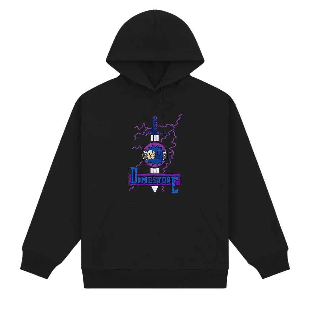 Dime Storm Hoodie Black crewnecks Dime 