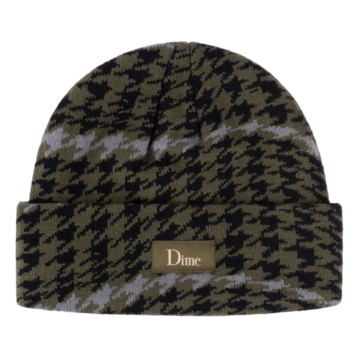 Dime Wavetooth Cuff Beanie Army Green beanies Dime 