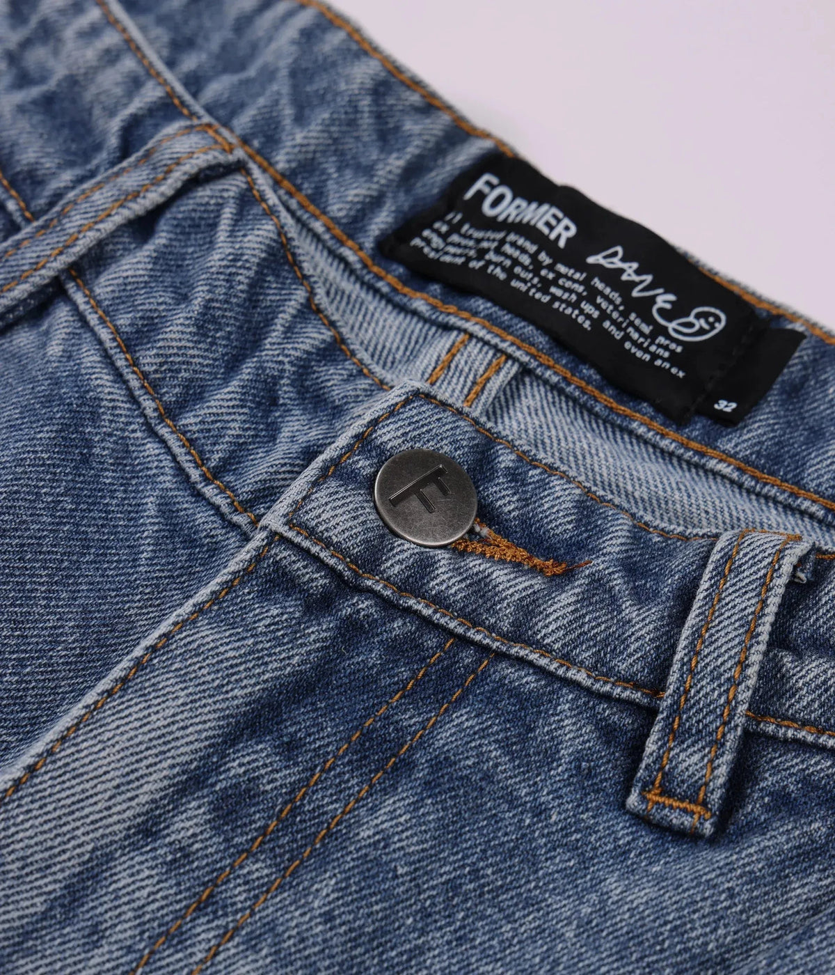 Former Reynolds Denim Pant Mid Blue pants Former 