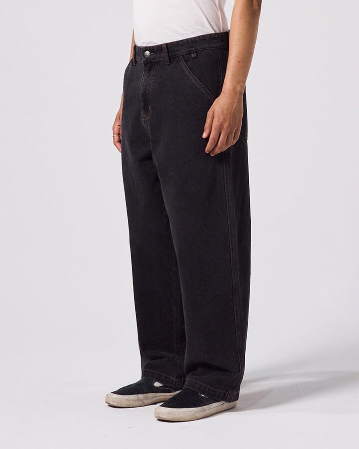Former Reynolds Denim Pant Washed Black Pants Former 