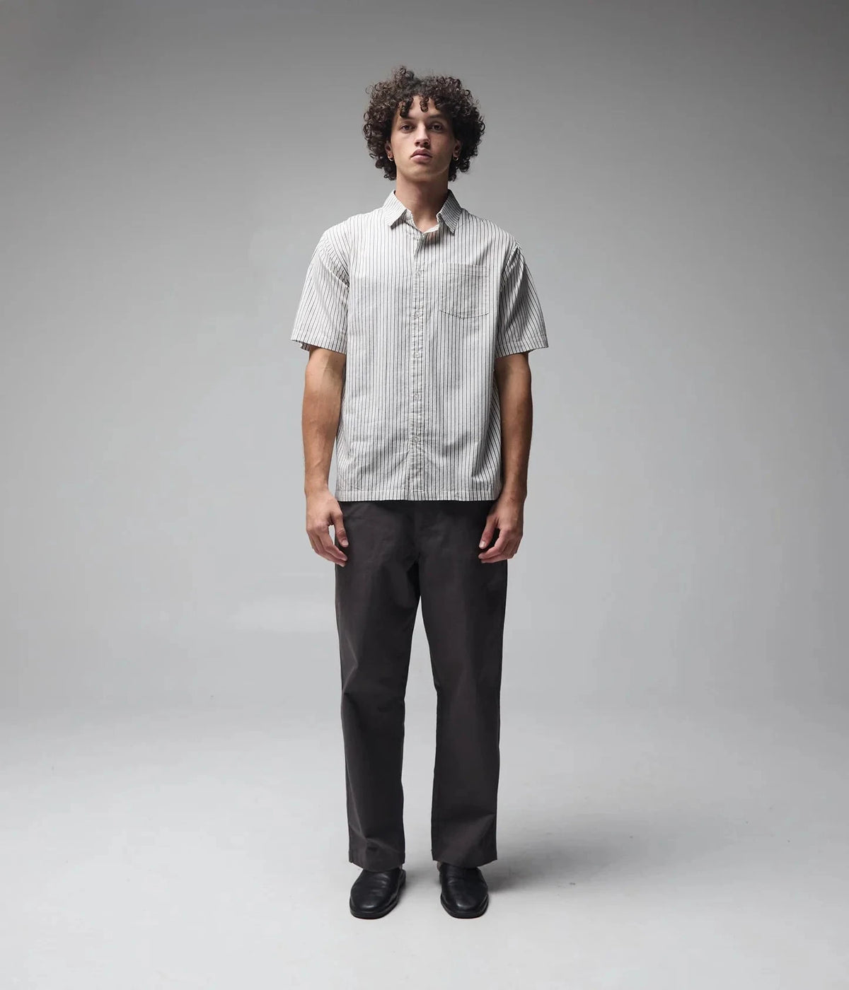 Former Reynolds Stripe Shirt Beige shirts Former 