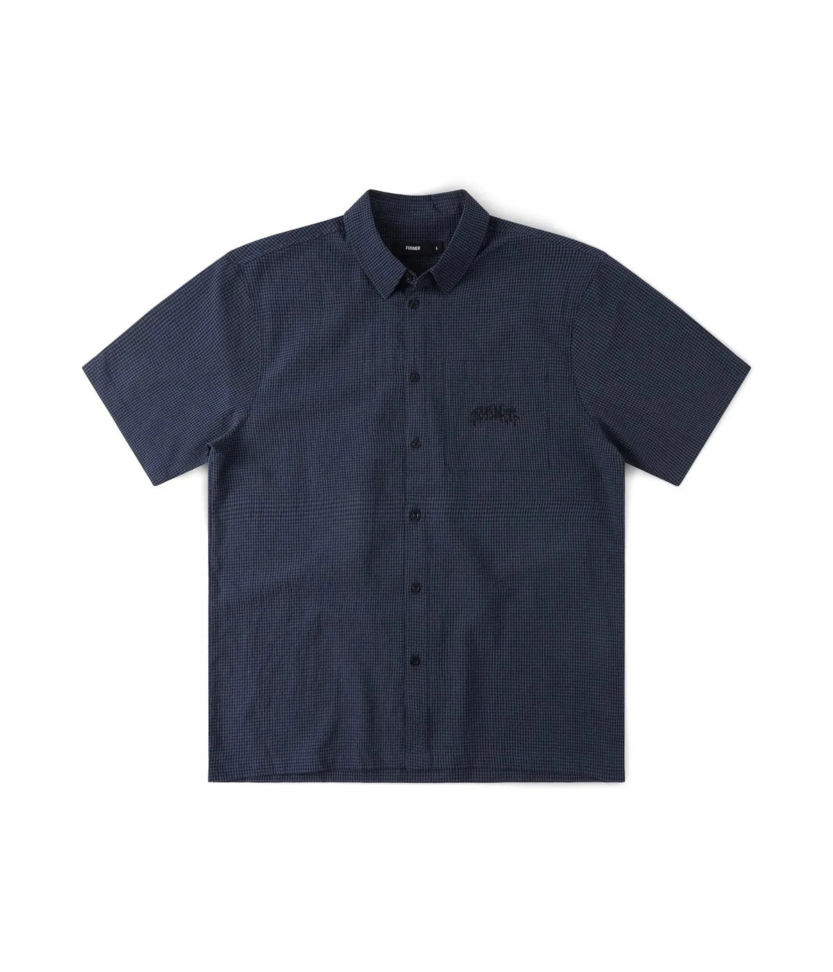 Former Vivian Check Shirt Navy shirts Former 