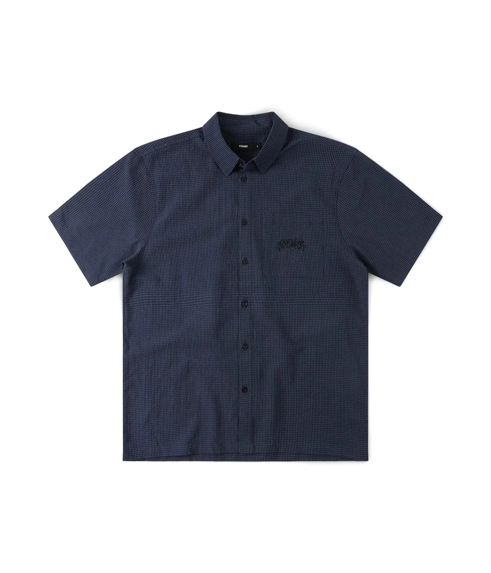 Former Vivian Check Shirt Navy shirts Former 