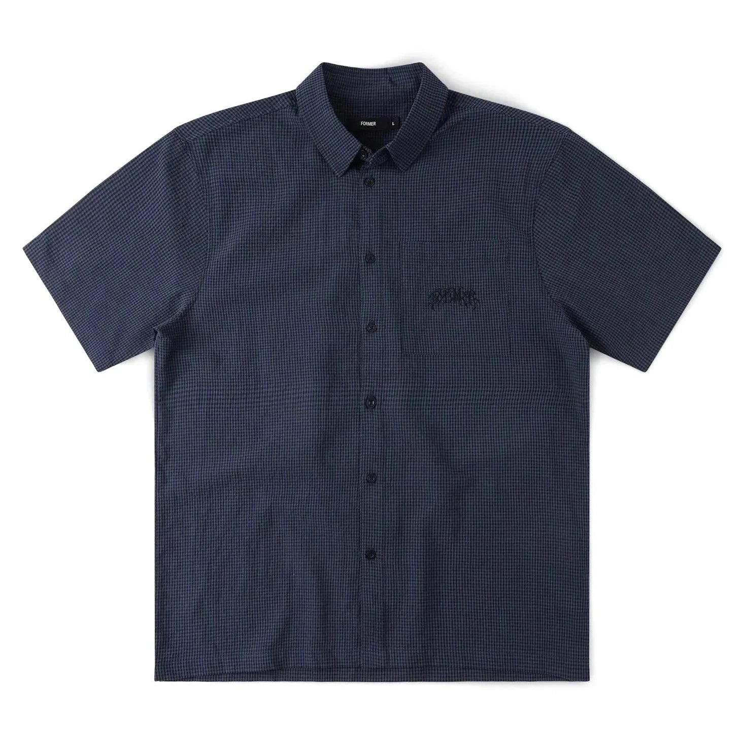 Former Vivian Check Shirt Navy shirts Former 