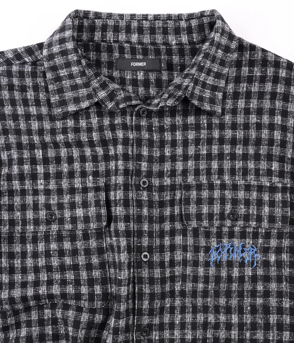Former Vivian Flannel Shirt Worn Black shirts Former 
