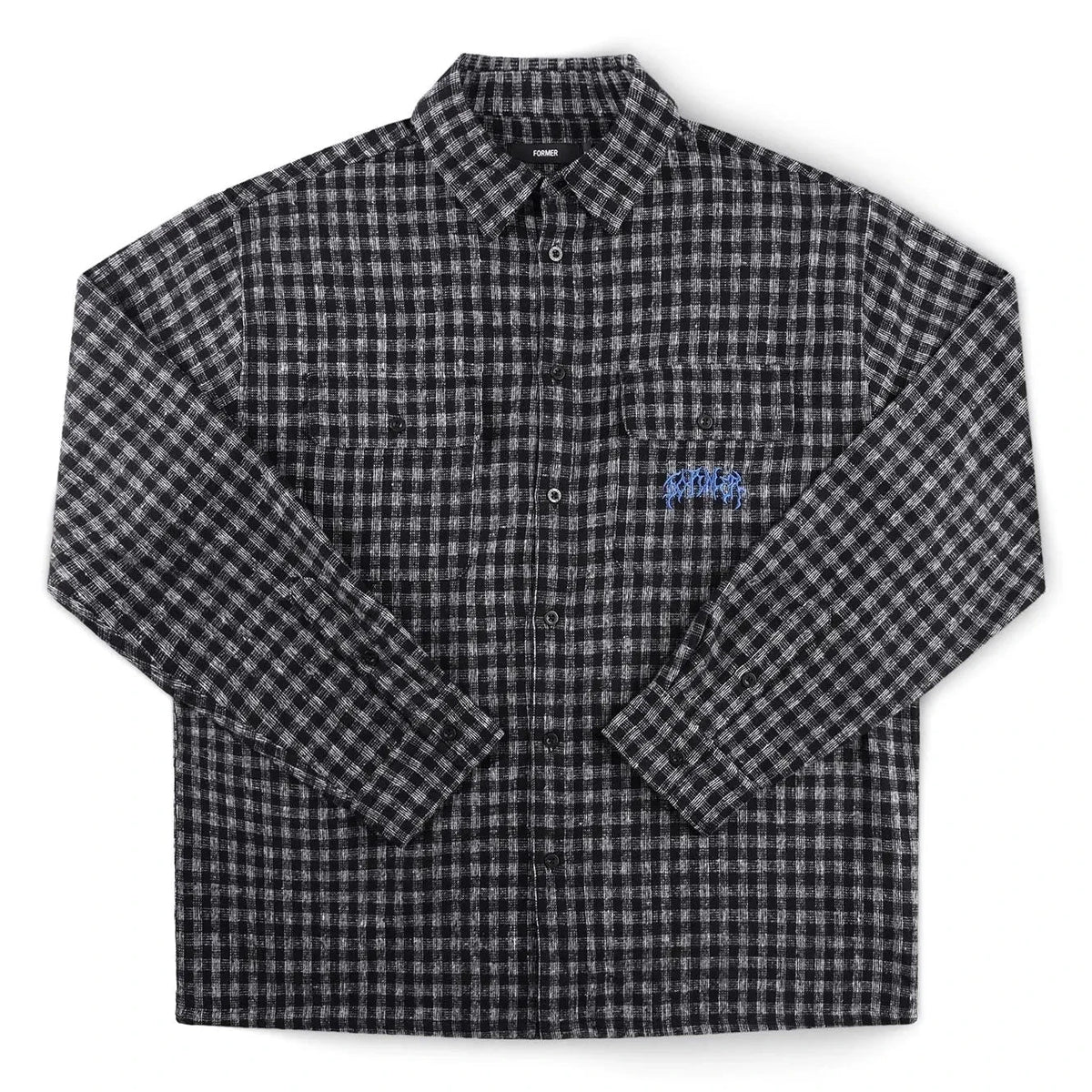 Former Vivian Flannel Shirt Worn Black shirts Former 