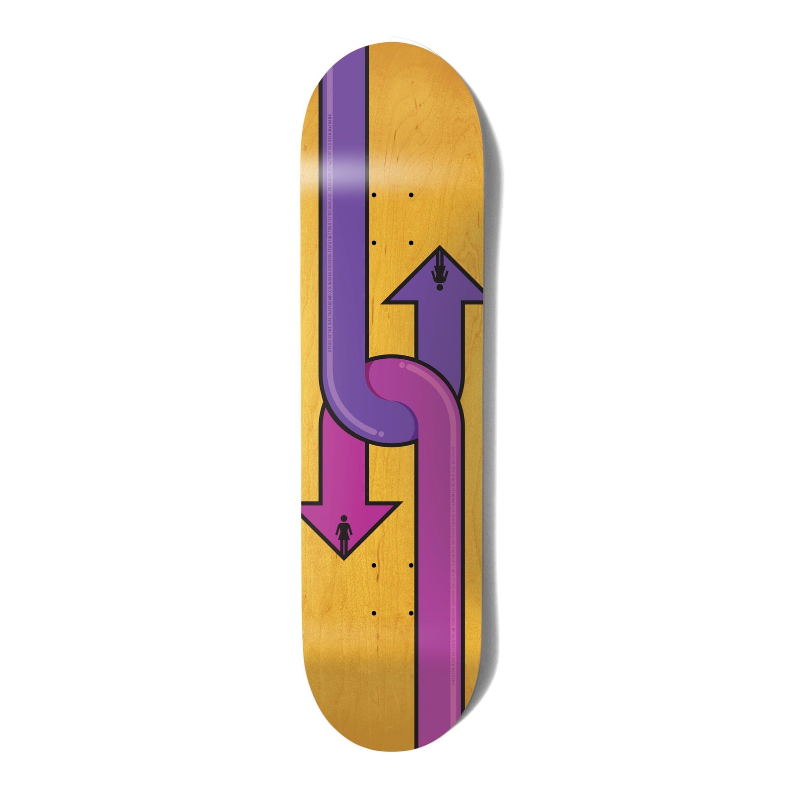 Girl McCrank Dual Directional Deck Twin 8.5 decks Girl 