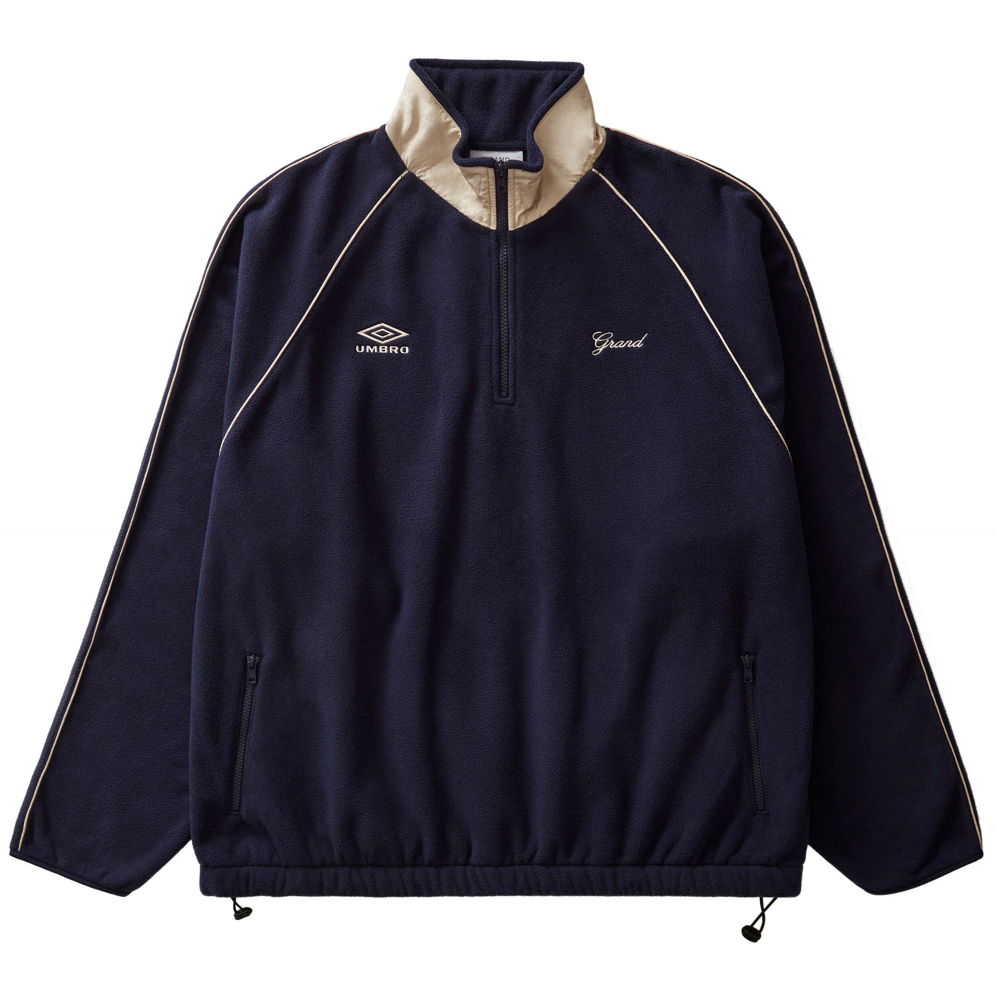 Grand Collection x Umbro Fleece Pullover Navy jackets Grand Collection 