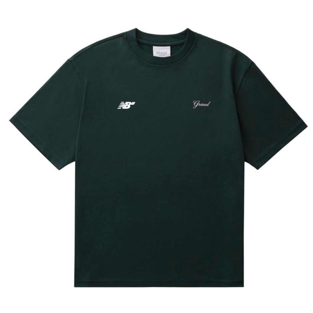 Grand x New Balance Tee Forest Green tees Grand Collection 