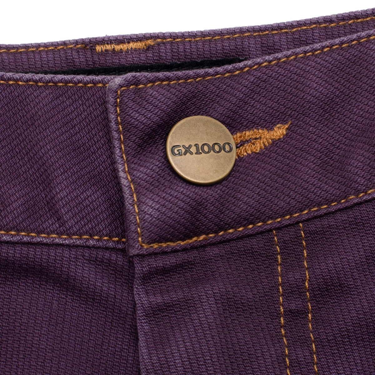 GX1000 Carpenter Plant Plum/Gold Stitch Pants GX1000 