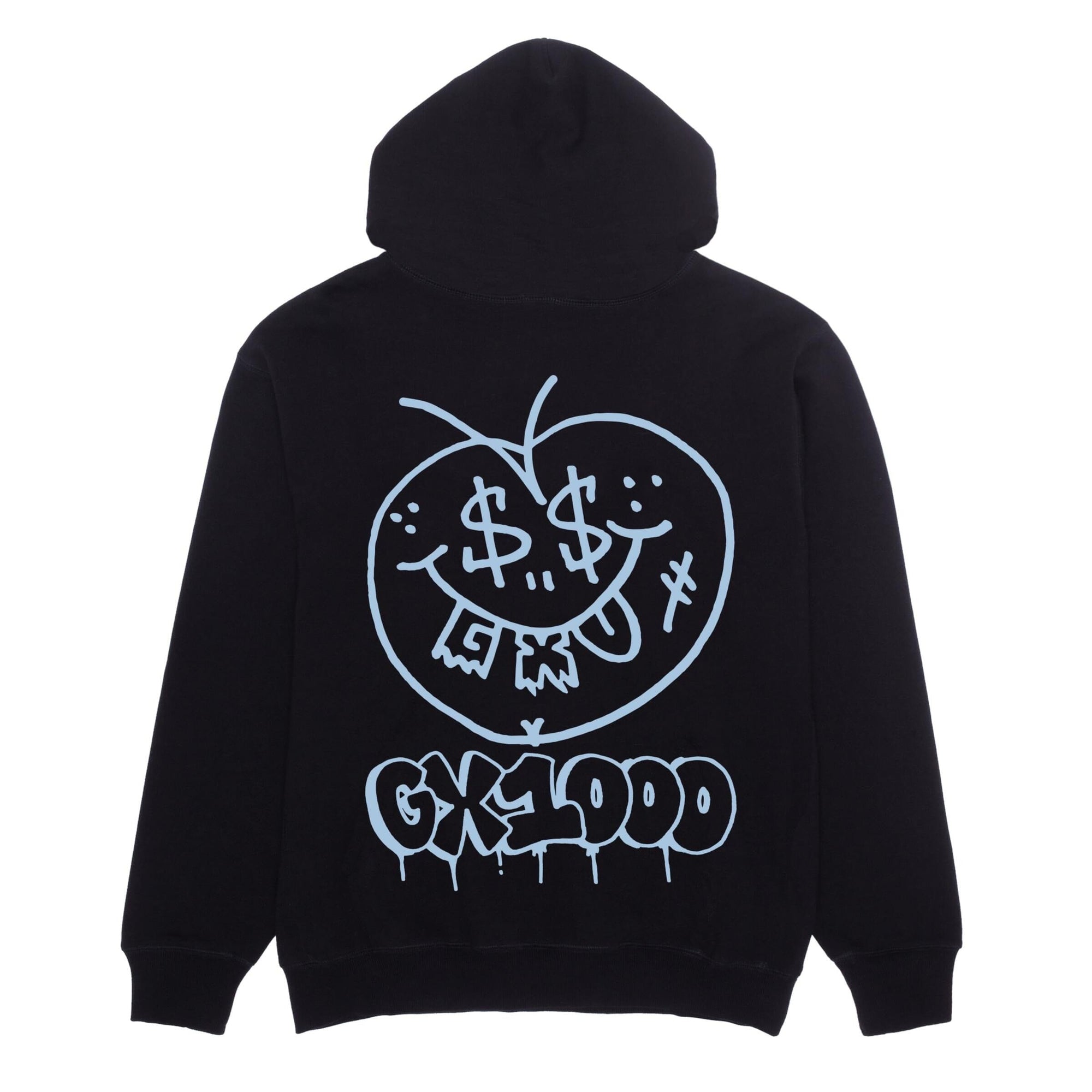 GX1000 Face Plant Hoodie Black hoodies GX1000 