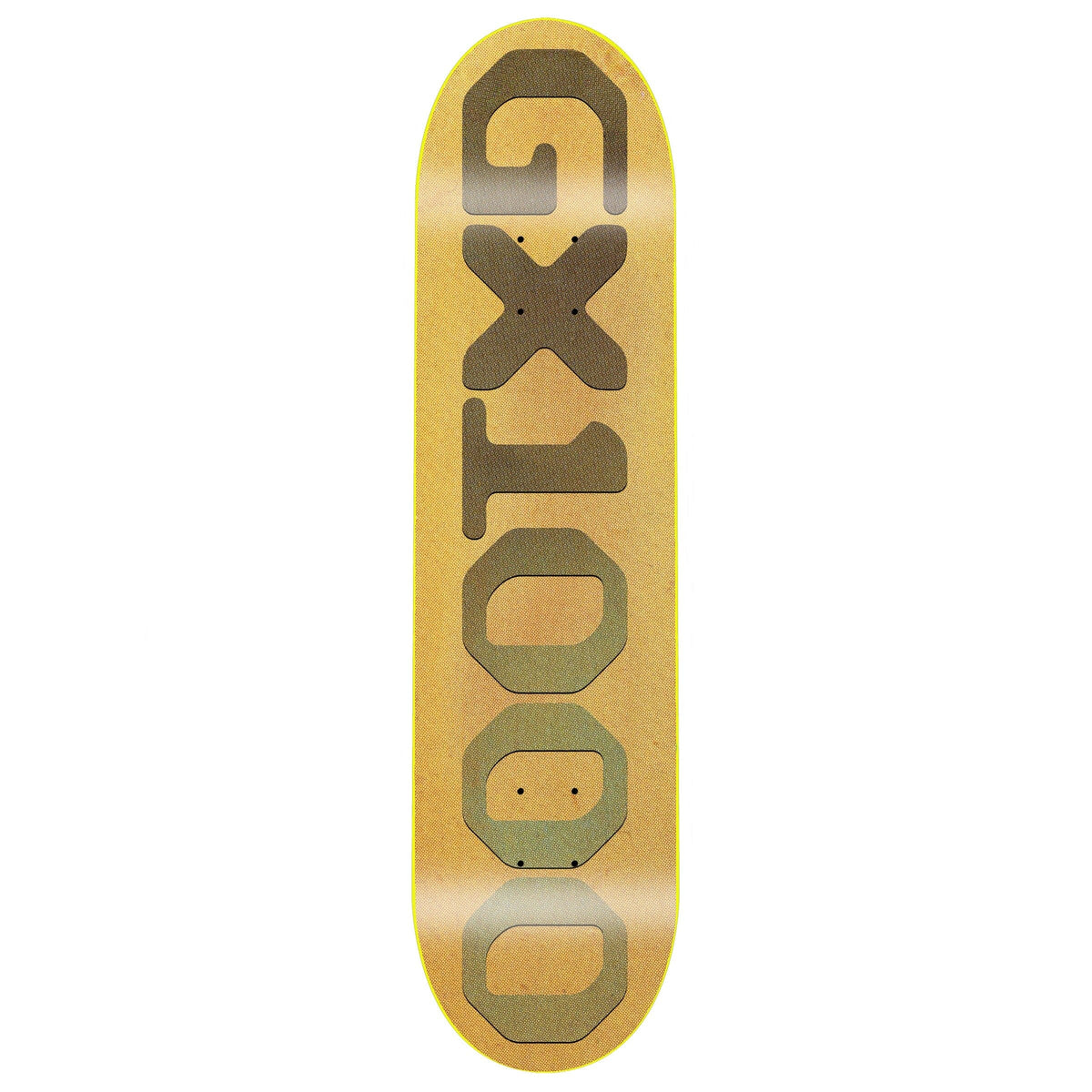 GX1000 OG Logo Patina Goldish/Green Deck 8.375 decks GX1000 