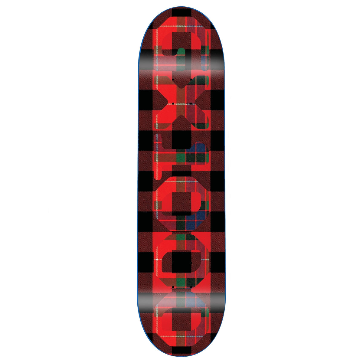 GX1000 OG Logo Tartan Red Deck 8.75 decks GX1000 