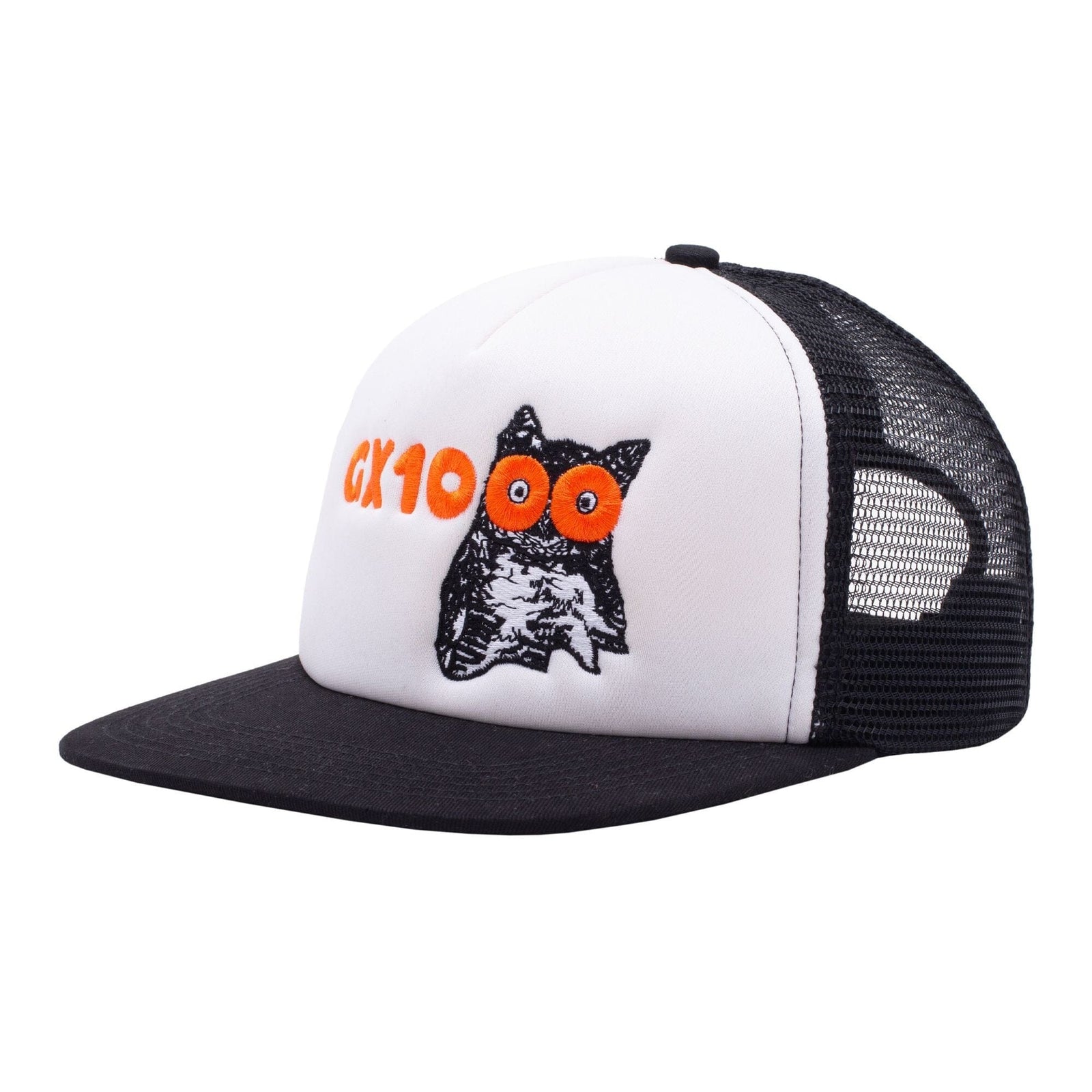 GX1000 Owl Trucker Hat Black/White hats GX1000 