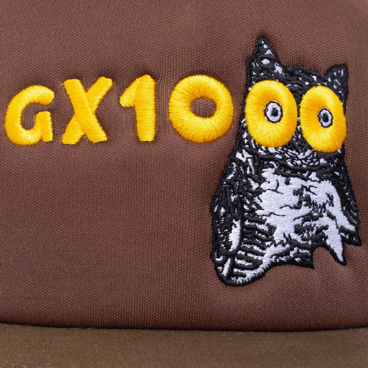 GX1000 Owl Trucker Hat Brown/Green hats GX1000 