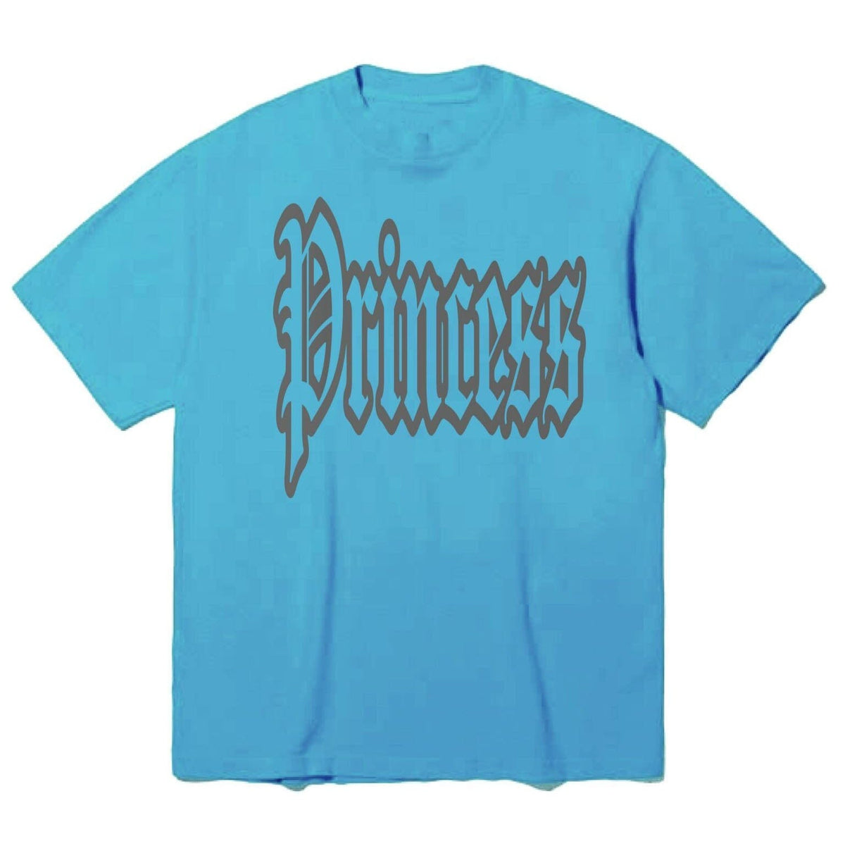 Hardbody Princess Silver Tee Neon Blue Tees Hardbody 