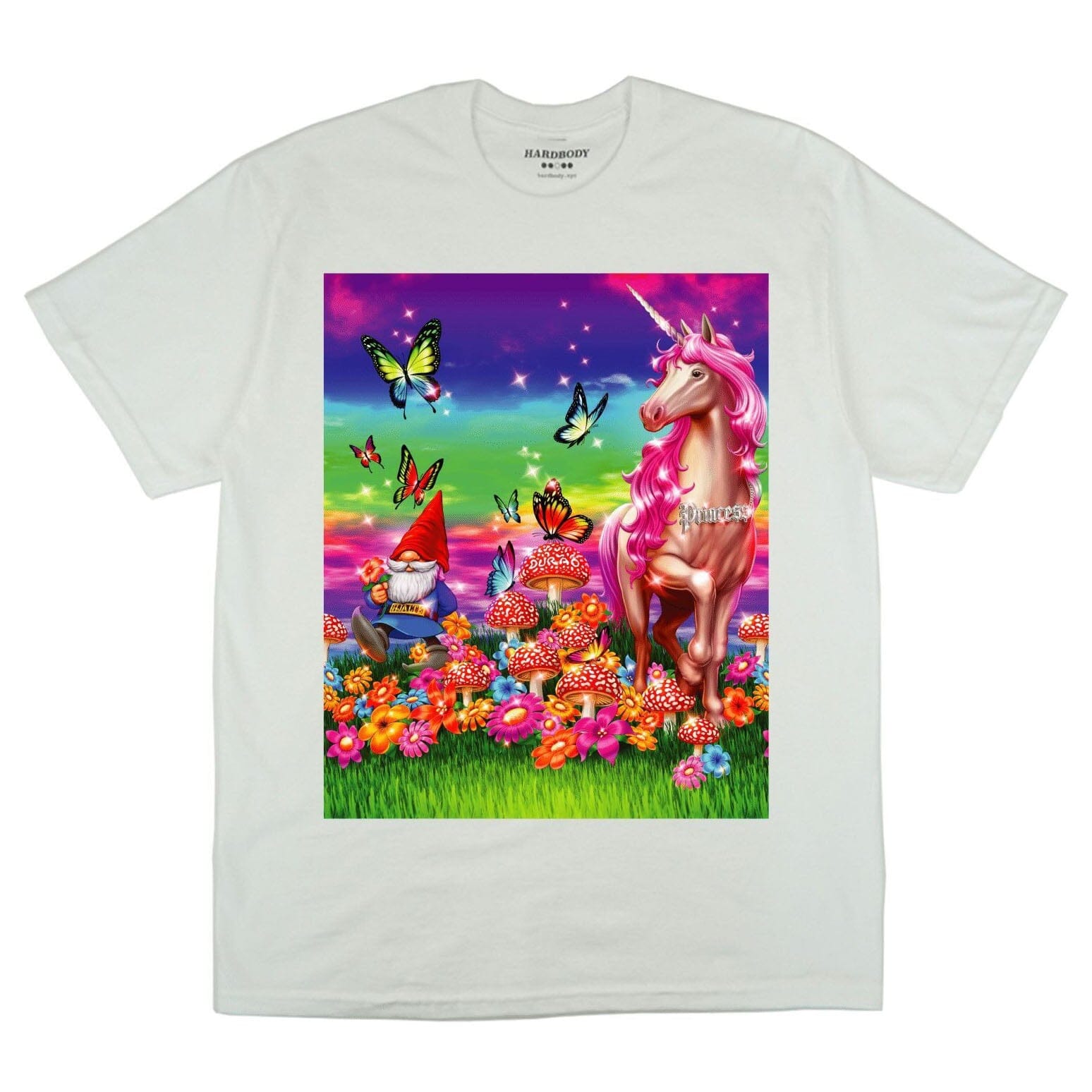 Hardbody Princess Utopia Tee White Tees Hardbody 