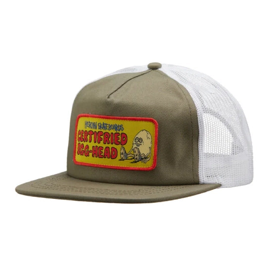 Heroin Certifried Egghead Hat Olive hats Heroin 