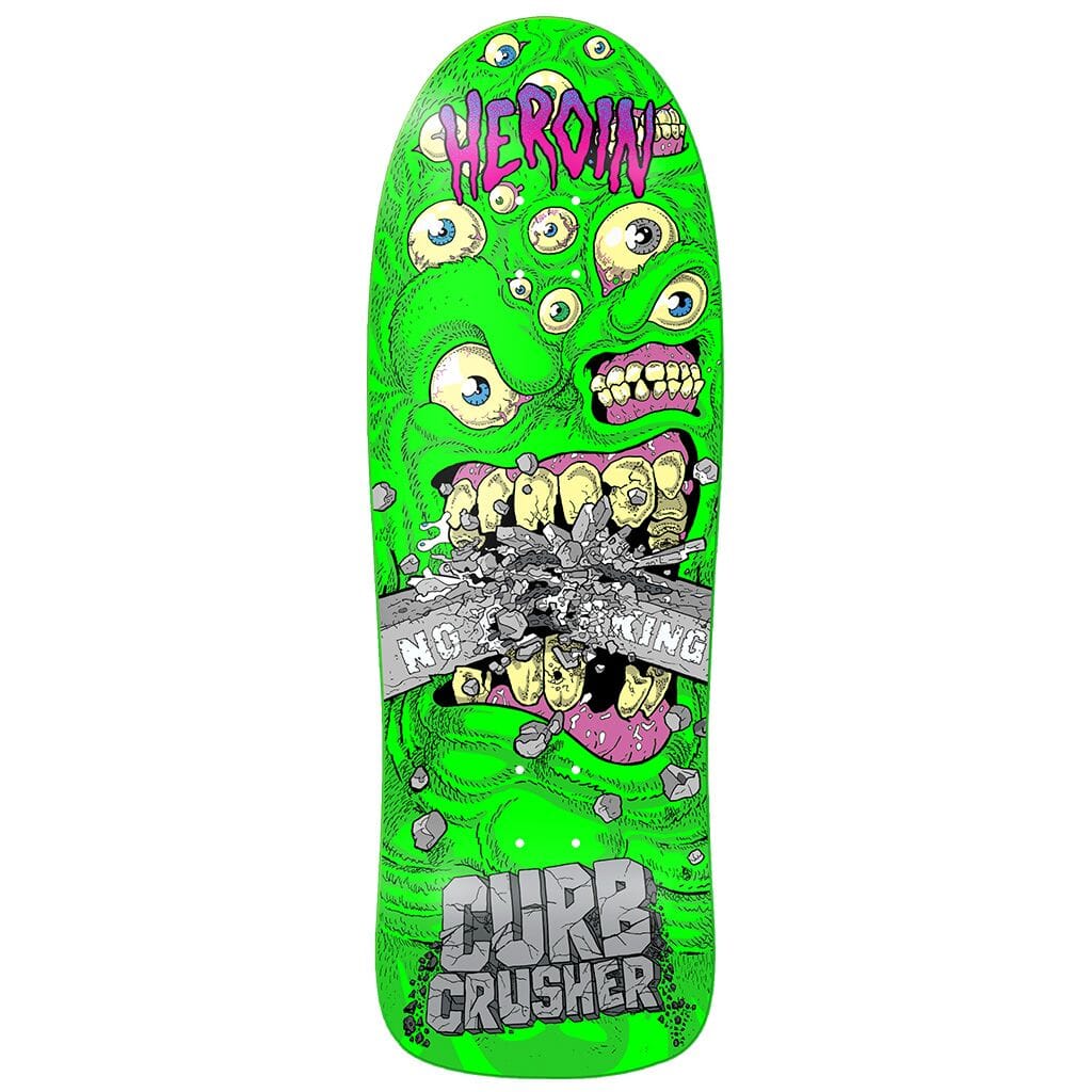 Heroin Curb Crusher Chomp Deck 10.25 decks Heroin 