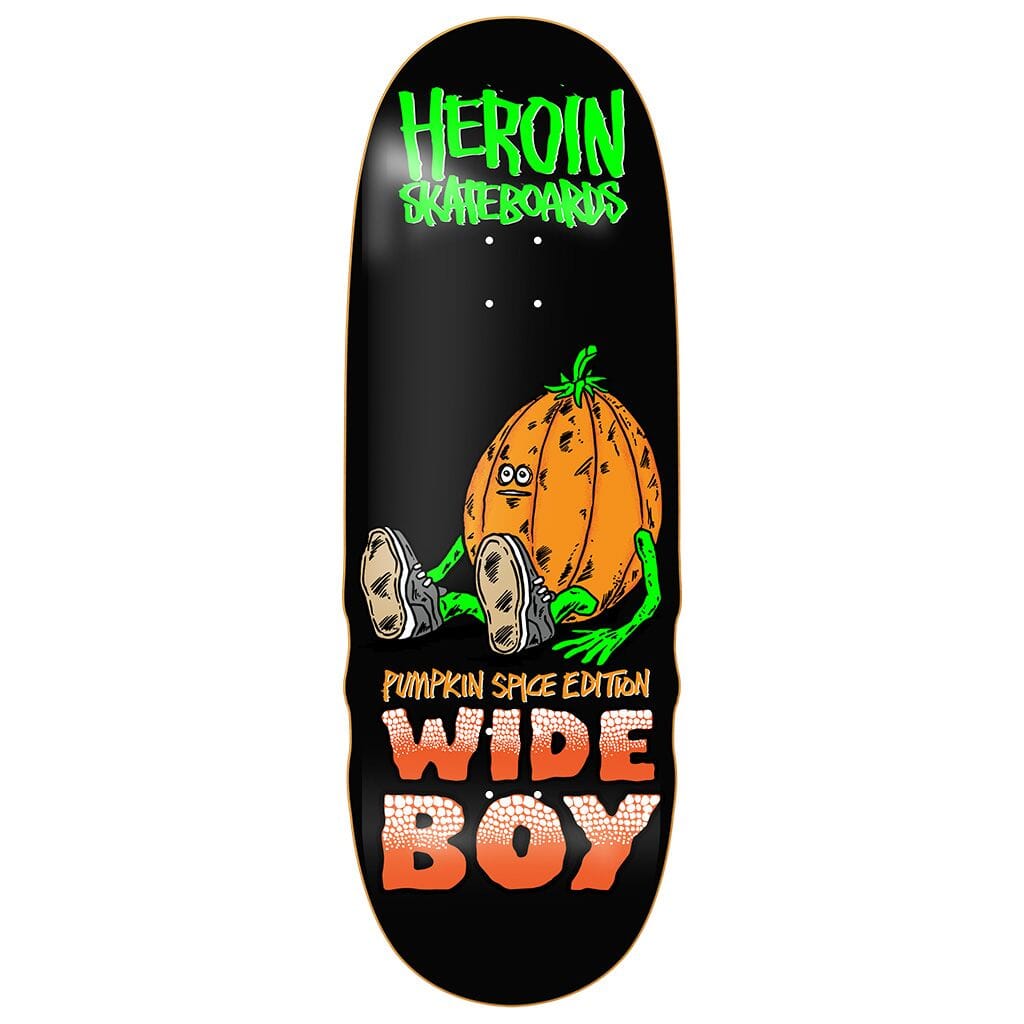 Heroin Pumpkin Spice Wide Boy Deck 10.75 decks Heroin 