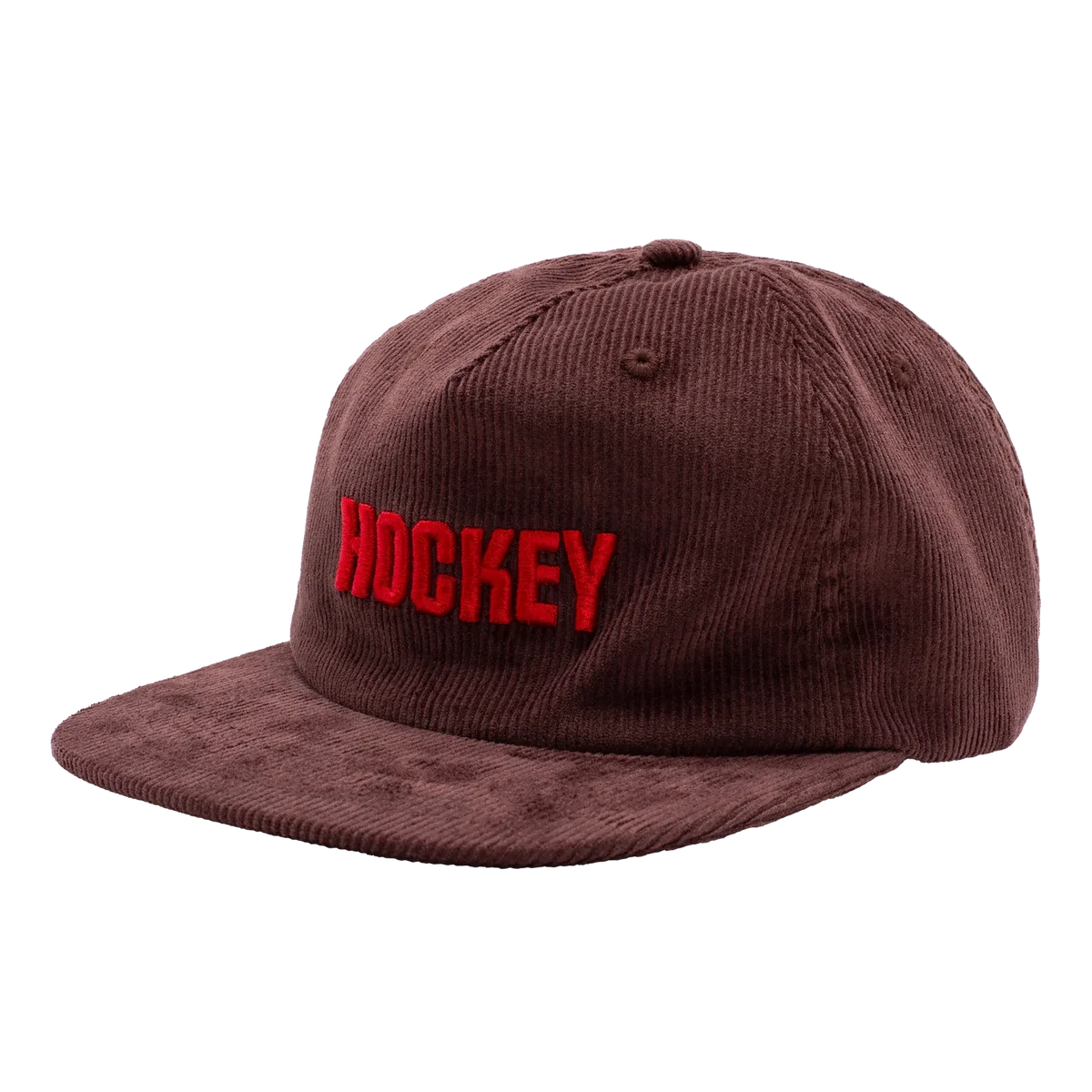 Hockey Corduroy 5 Panel Hat Brown Hats Hockey 