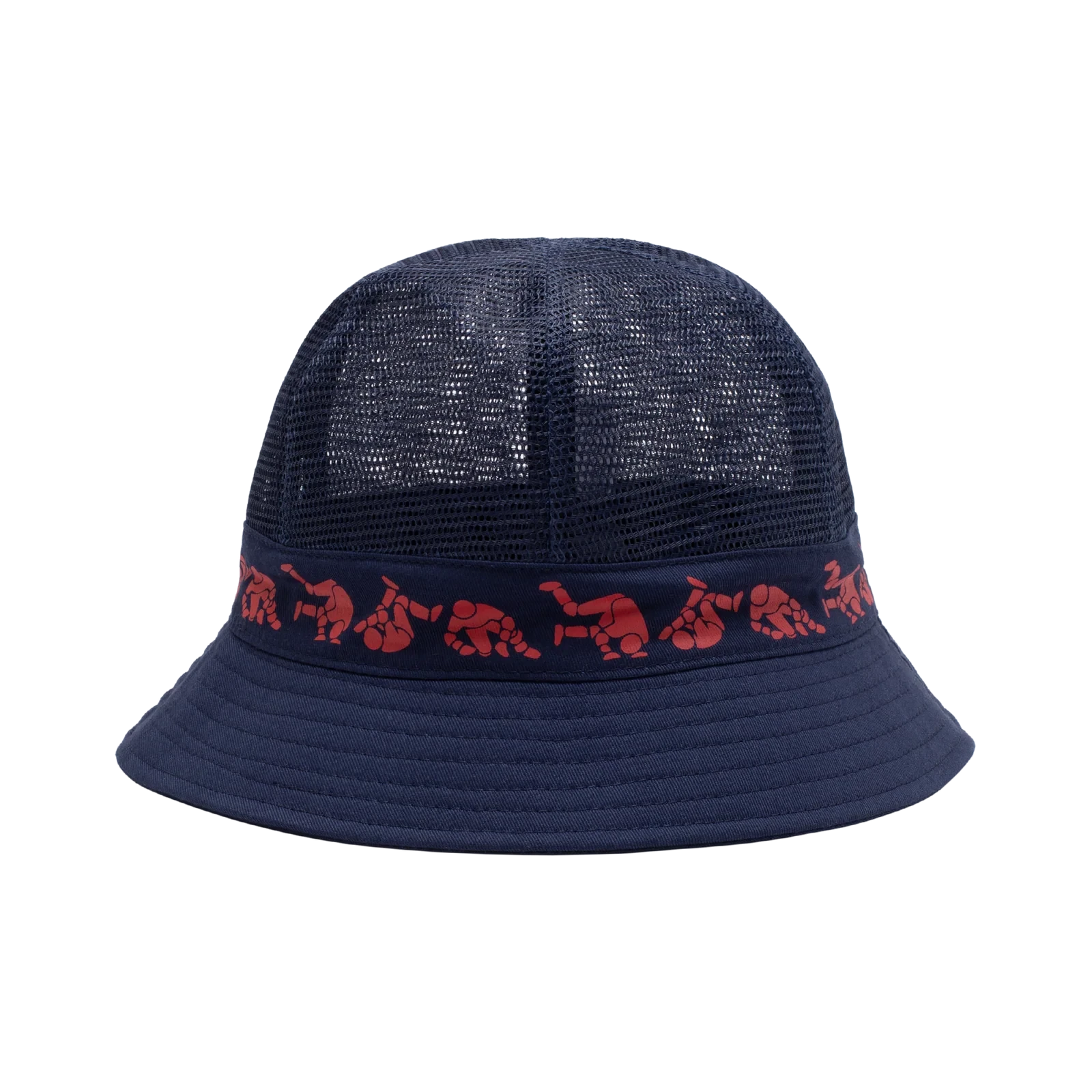 Hockey Fall Guy Mesh Bucket Hat Navy Hats Hockey 