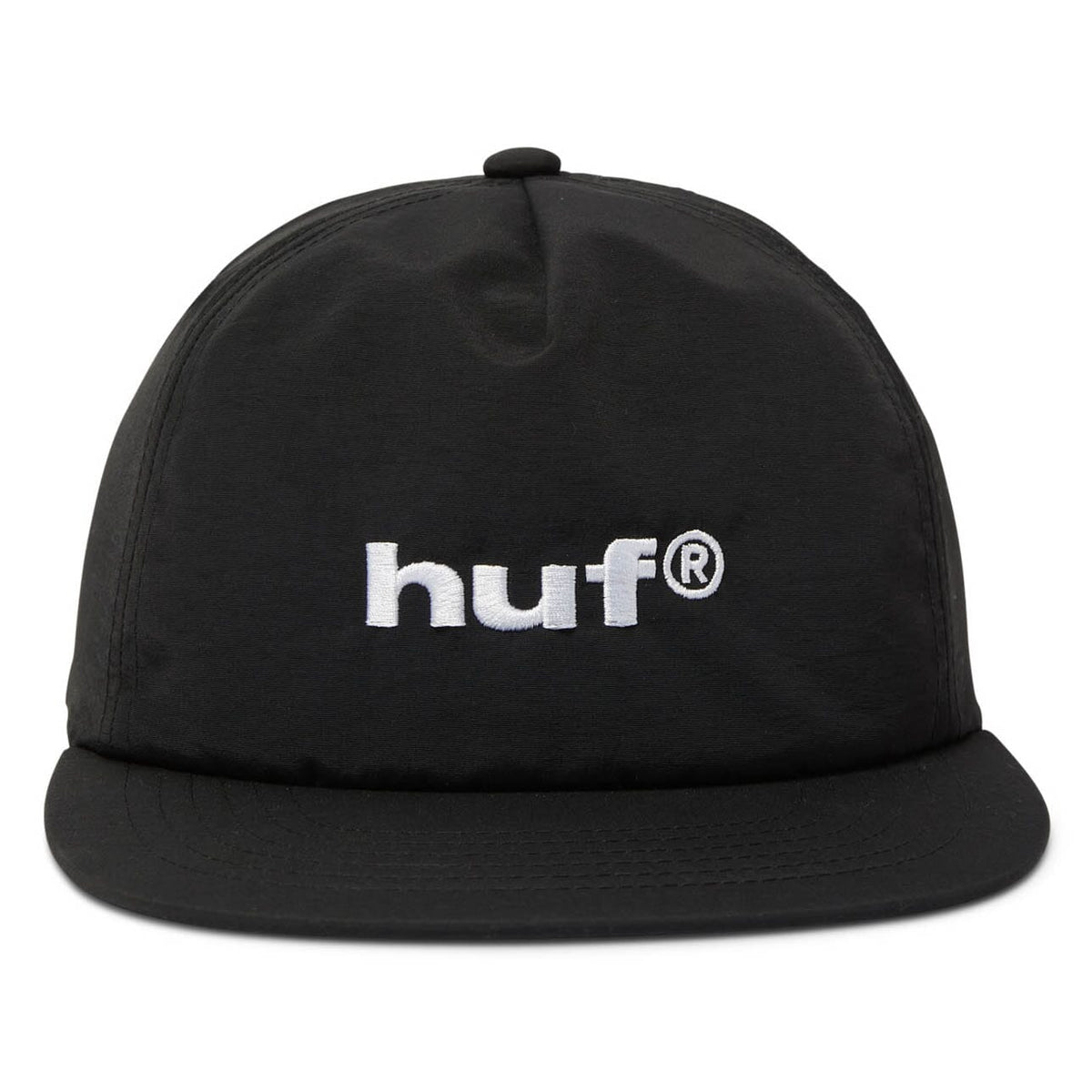 HUF 89 Nylon Snapback Hat Black Hats HUF 