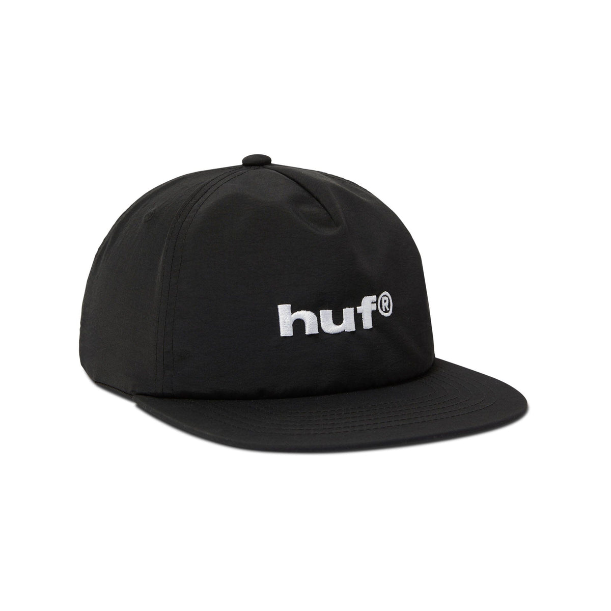 HUF 89 Nylon Snapback Hat Black Hats HUF 