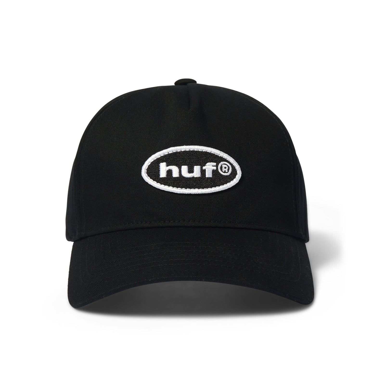HUF 89 Oval 5 Panel Hat Black Hats HUF 