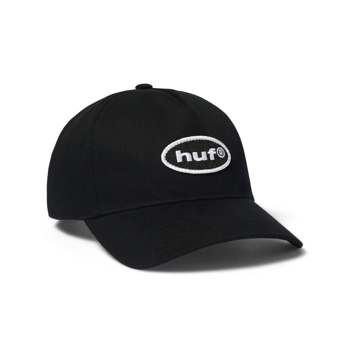 HUF 89 Oval 5 Panel Hat Black Hats HUF 