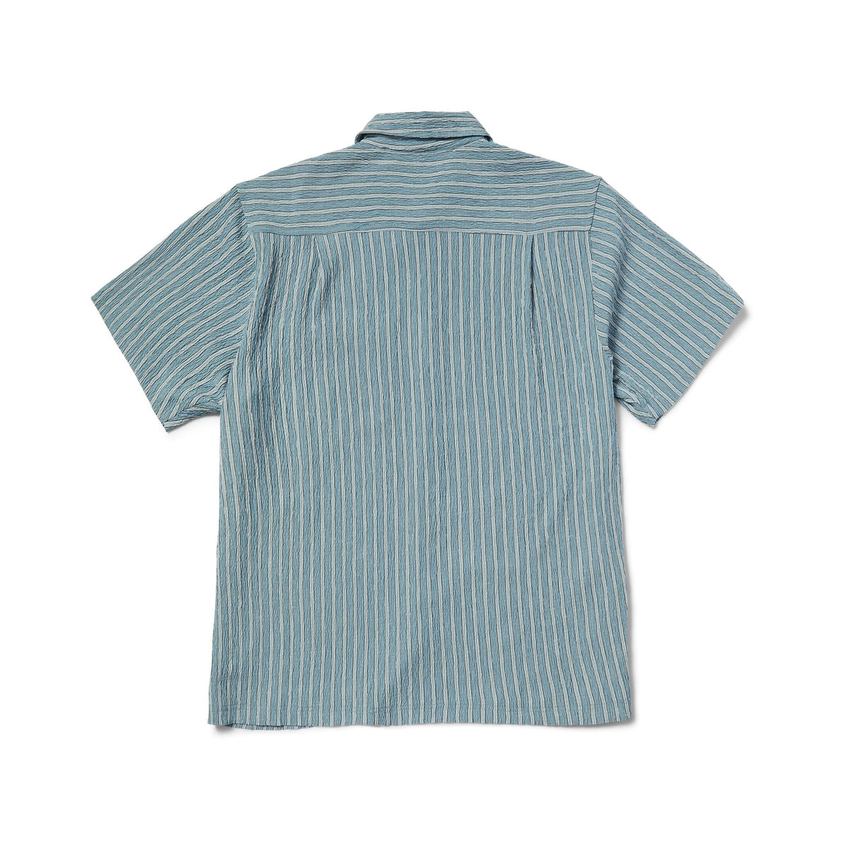 HUF Apollo Striped Shirt Pool Blue shirts HUF 